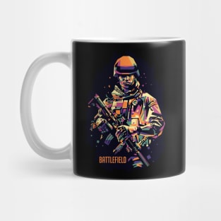 battlefield game WPAP Mug